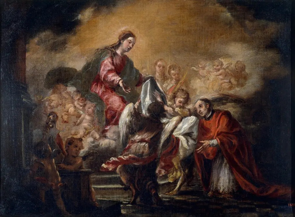Imposition of the Chasuble on Saint Ildephonsus, by Juan de Valdés Leal