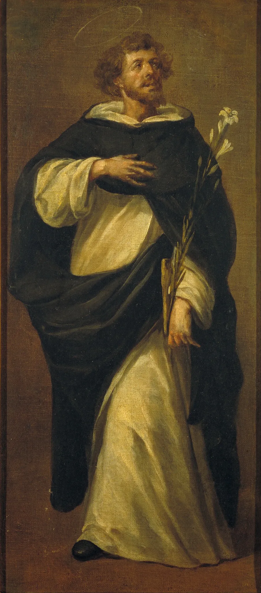 Saint Dominic de Guzmán, by Juan de Valdés Leal, oil, 1675