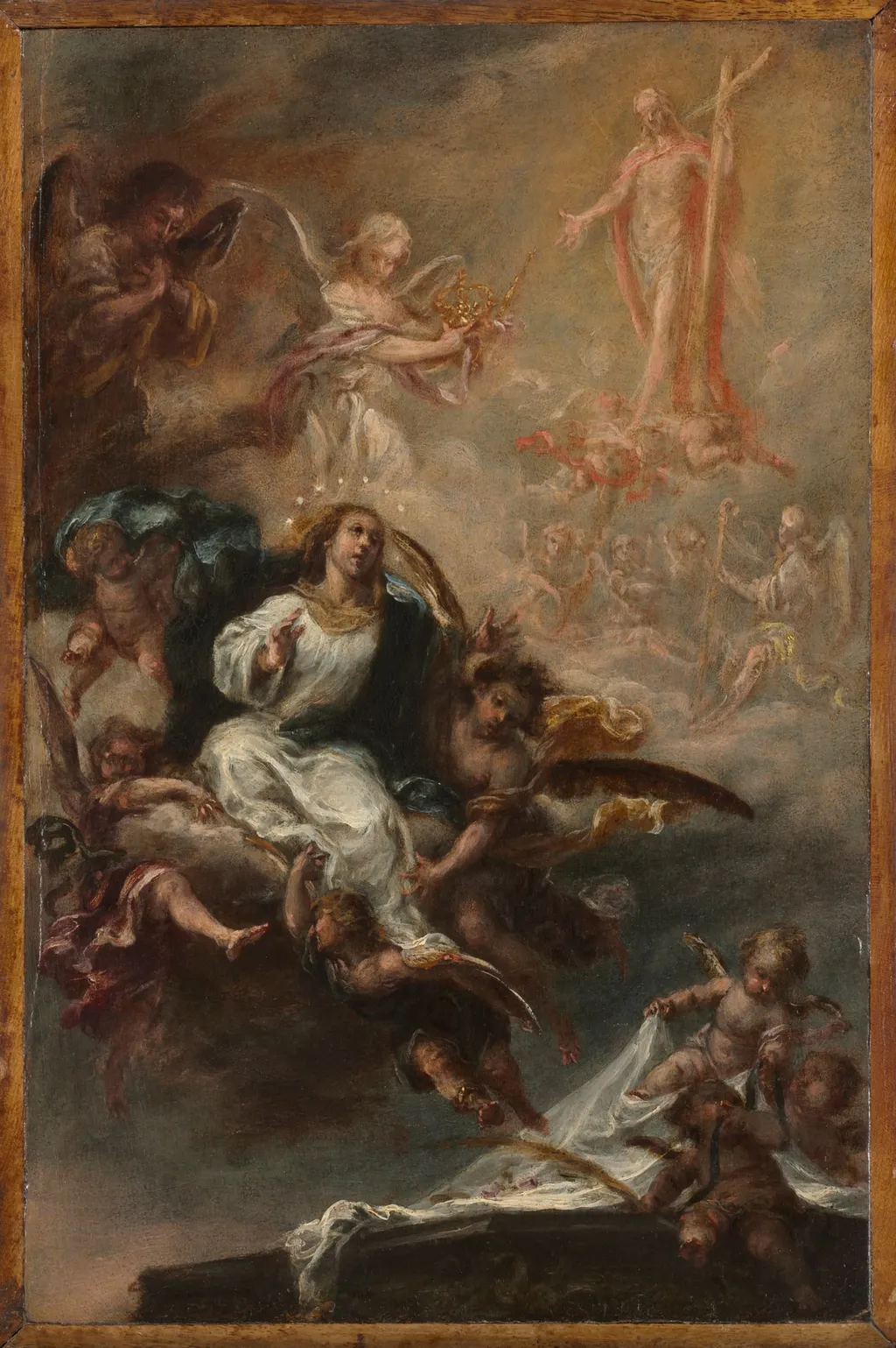 Study for "The Assumption of the Virgin" for San Augustín, Seville, by Juan de Valdés Leal, unspecified, 1671