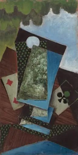 Ace of Clubs and Four of Diamonds, by Juan Gris