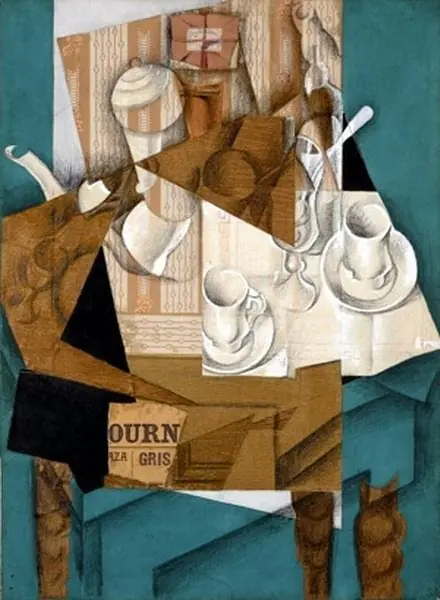 Breakfast, by Juan Gris