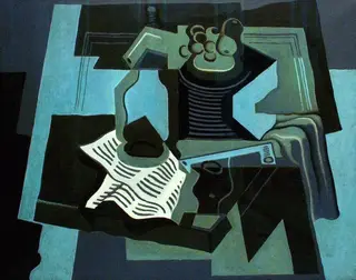 Siphon and Fruitdish, by Juan Gris, 1920