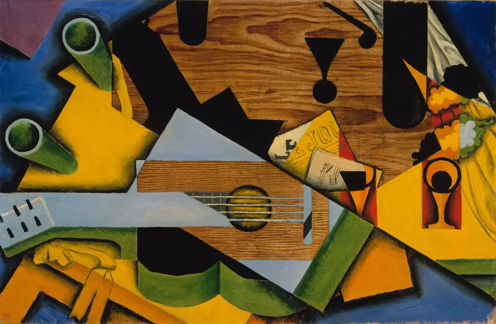 Still Life with a Guitar, by Juan Gris