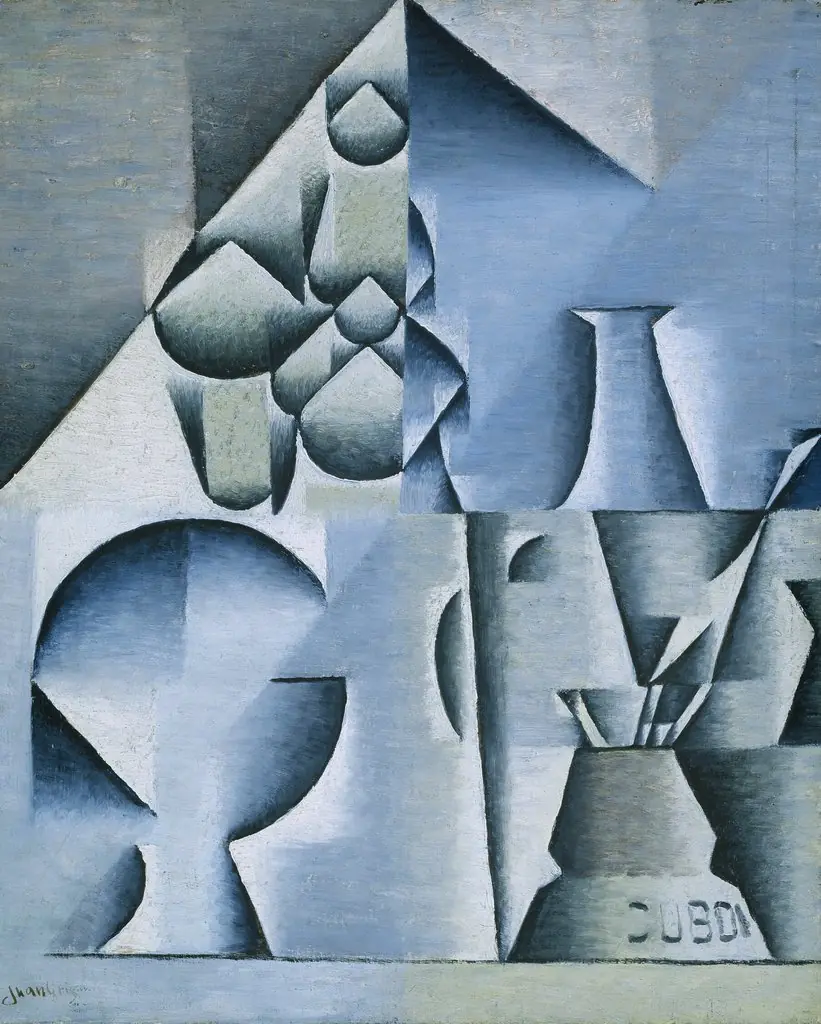 Table at a Café, by Juan Gris