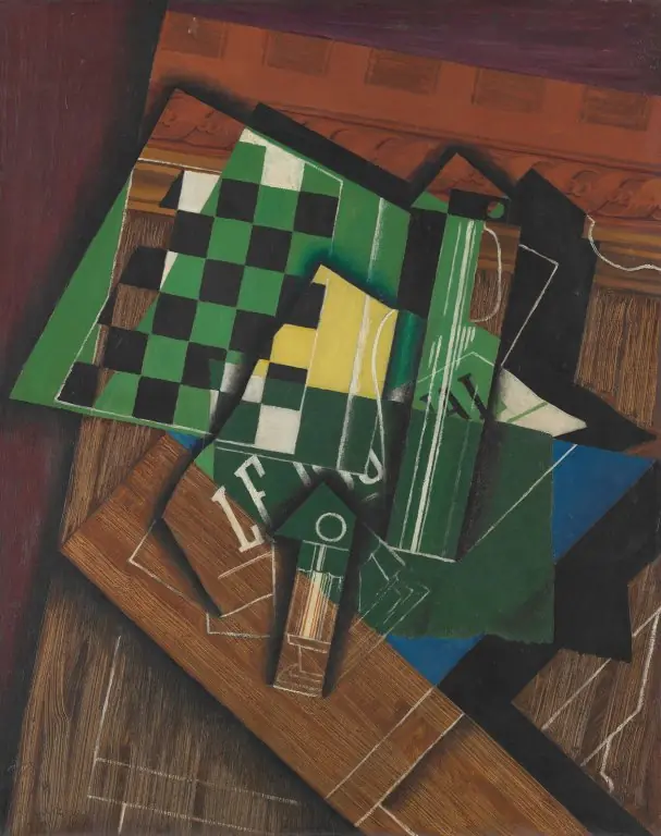 The Checkerboard, by Juan Gris