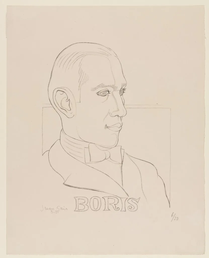Untitled, by Juan Gris, ink, 1921