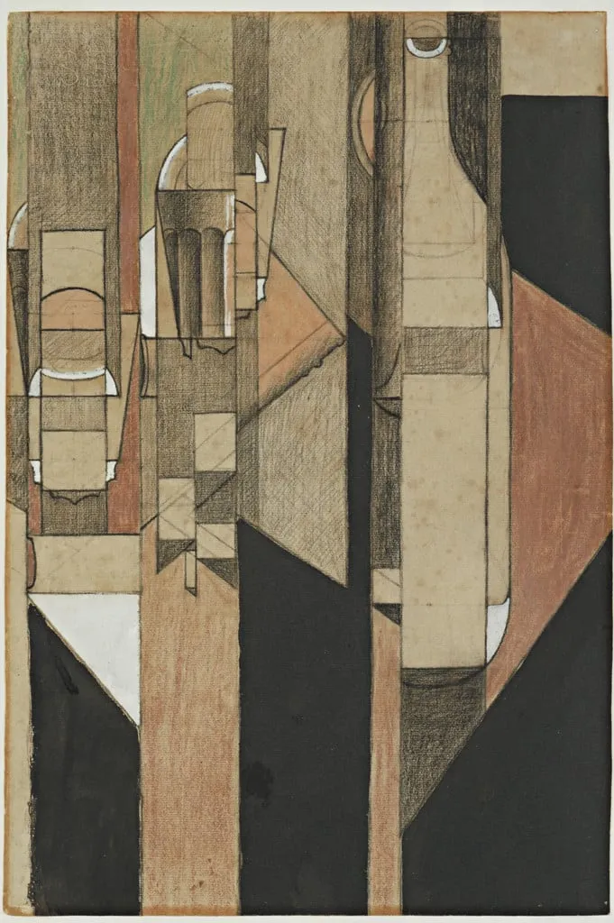 Untitled, by Juan Gris, watercolor, 1913