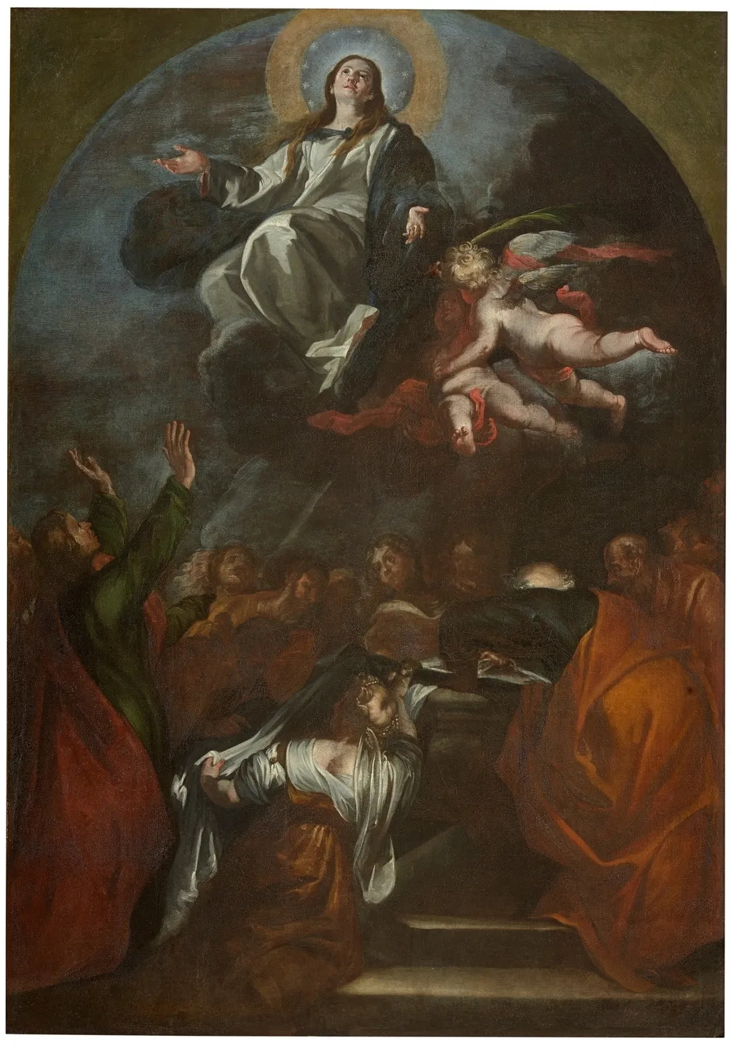 The Assumption of the Virgin, by Juan Martín Cabezalero, oil, 1640