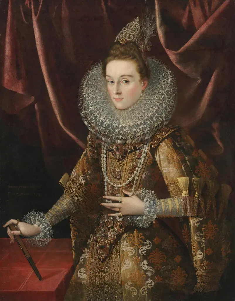 Isabella Clara Eugenia by Juan Pantoja de la Cruz, by Juan Pantoja de la Cruz