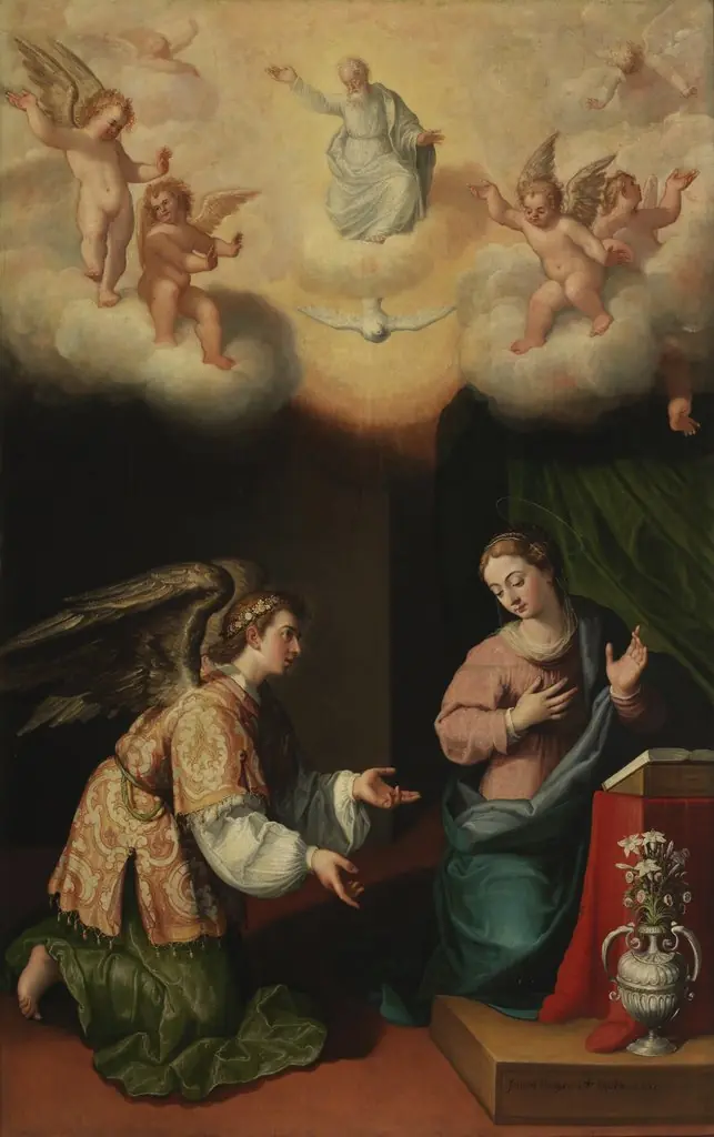 The Annunciation, by Juan Pantoja de la Cruz