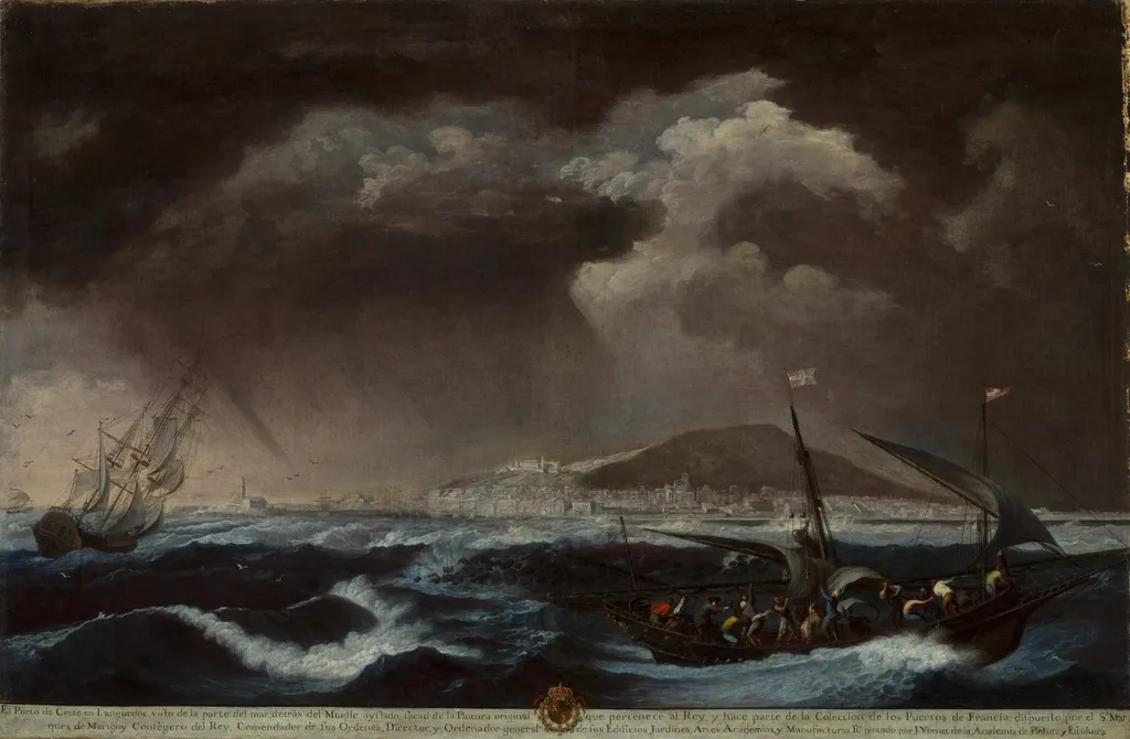 View of the Port of Sète (El puerto de Sète), by Juan Patricio Morlete Ruiz, unspecified, 1771