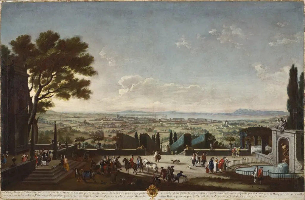 View of the Town and Harbor of Toulon (La villa y rada de Tolón), by Juan Patricio Morlete Ruiz