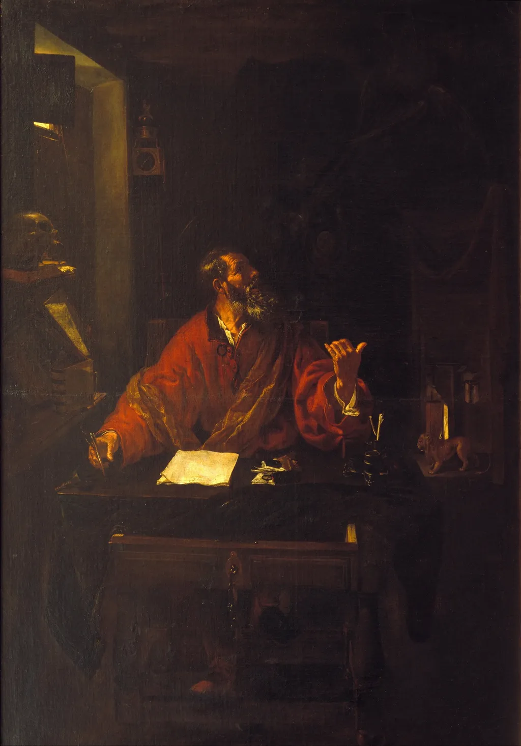 Saint Jerome, by Juan Ribalta, oil, 1618