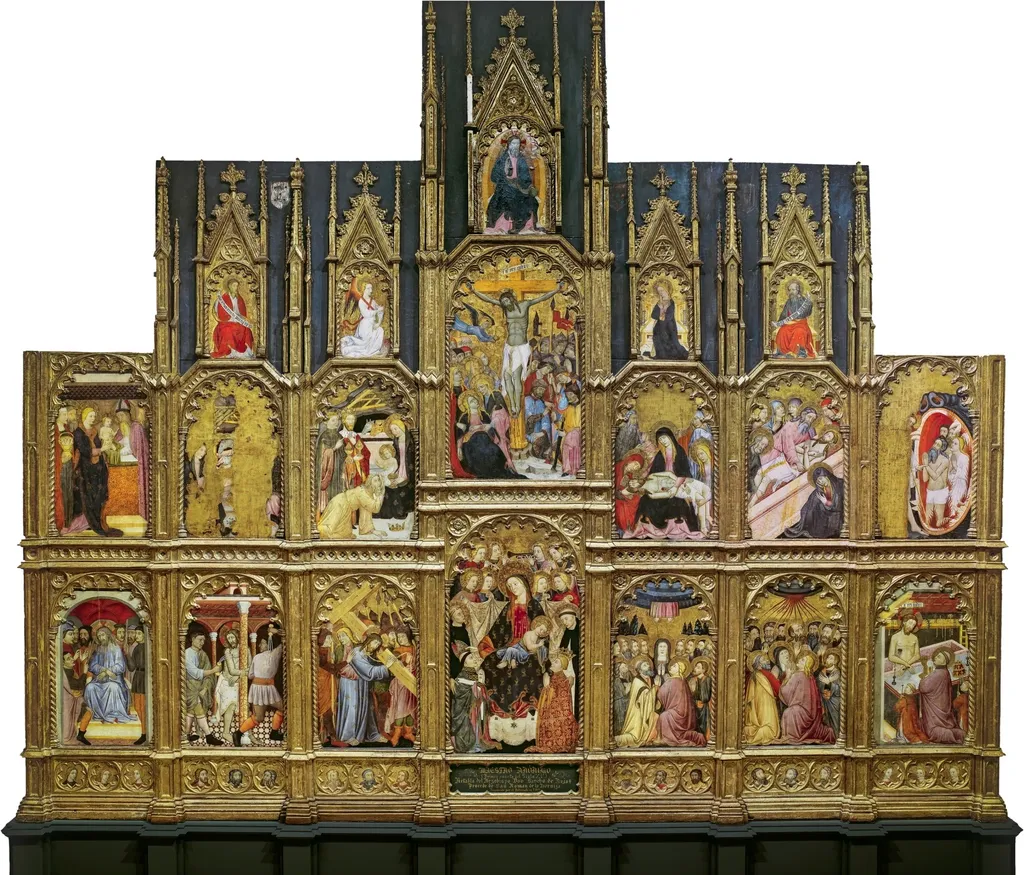 Altarpiece of Archbishop Sancho de Rojas, by Juan Rodríguez de Toledo, unspecified, 1415