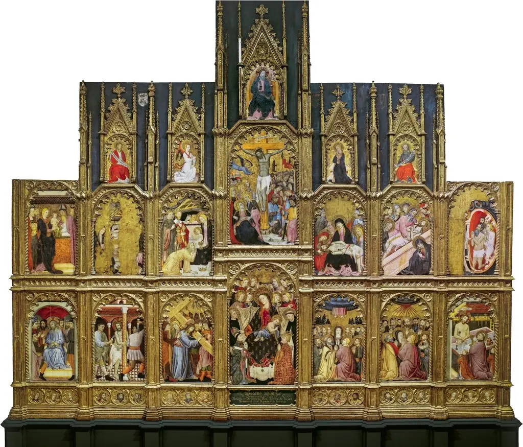 Altarpiece of Archbishop Sancho de Rojas, by Juan Rodríguez de Toledo