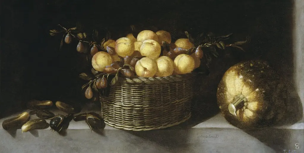 Still Life with Fruit and Vegetables, by Juan van der Hamen