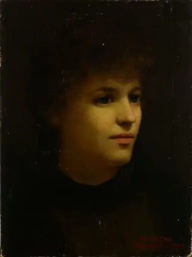 Taiteilijan vaimon muotokuva, by Juho Forsell