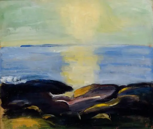 Aurinko nousee meren yllä, by Juho Mäkelä