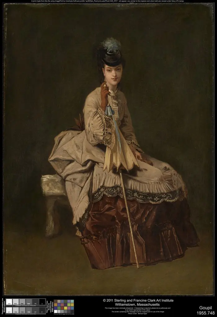 Woman Seated, by Jules Adolphe Goupil
