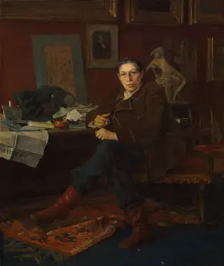 Albert Wolff in His Study