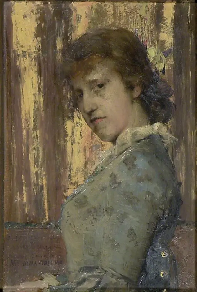 Laura, Lady Alma-Tadema, by Jules Bastien-Lepage