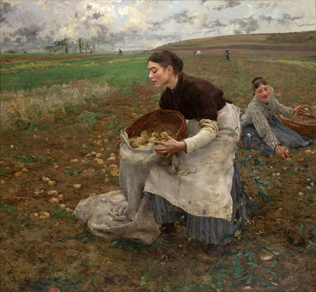 October (Saison d'octobre), by Jules Bastien-Lepage