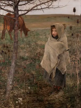 Poor Fauvette, by Jules Bastien-Lepage