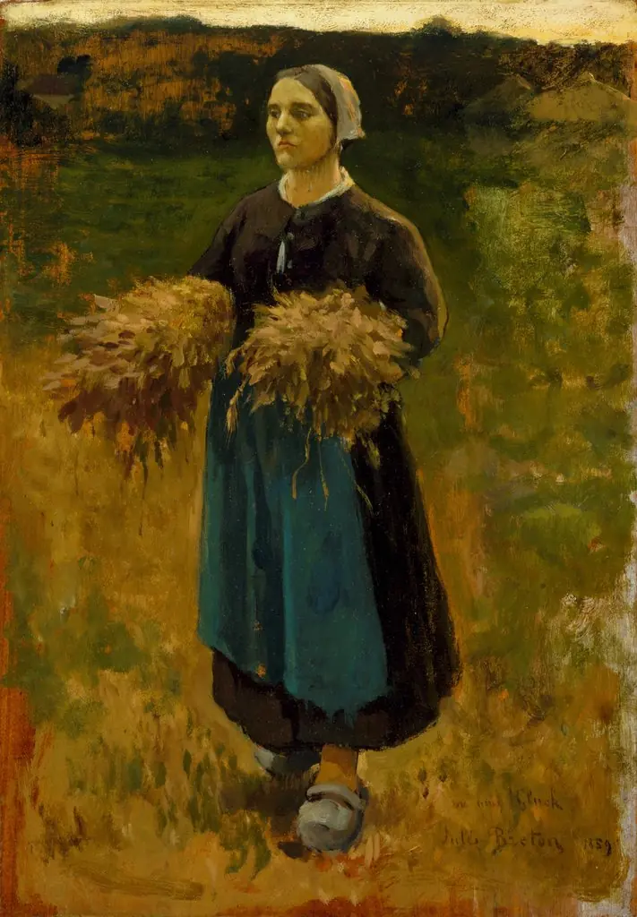 The Gleaner, by Jules Breton