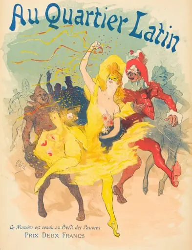 Au Quartier Latin, by Jules Chéret