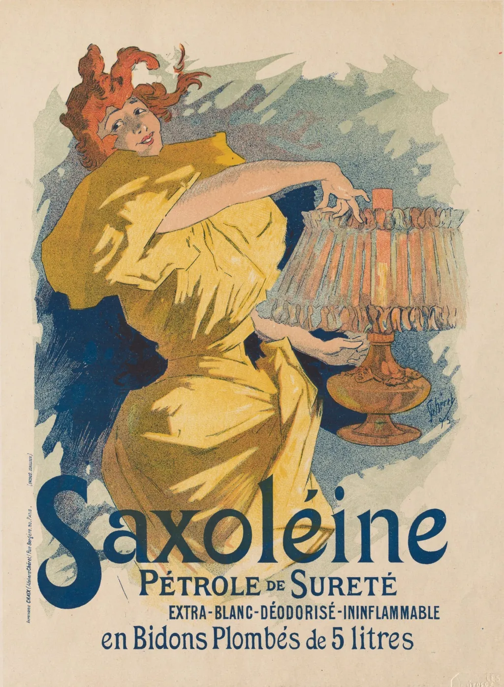 Les Maitres de L'Affiche: Pl. 13, Saxoléine, by Jules Chéret, 1895