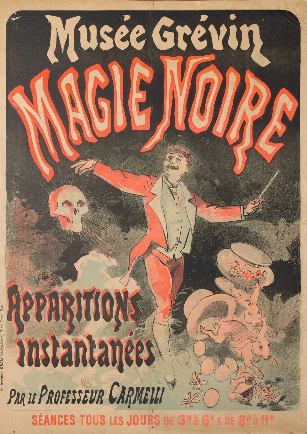 Musée Grévin, Black Magic, by Jules Chéret, 1887