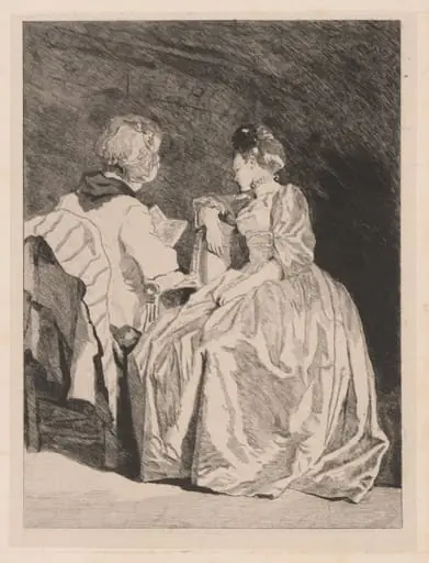 La Lecture (The Reading), by Jules de Goncourt