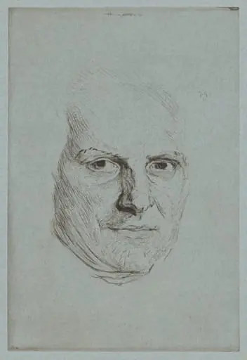 Mask of the Abbé Raynal, by Jules de Goncourt
