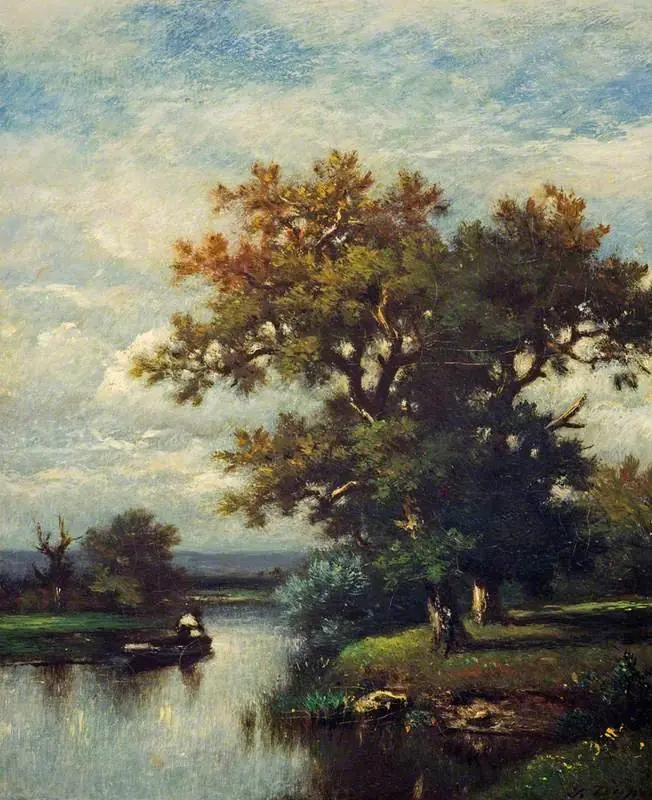 A Fisherman, by Jules Dupré
