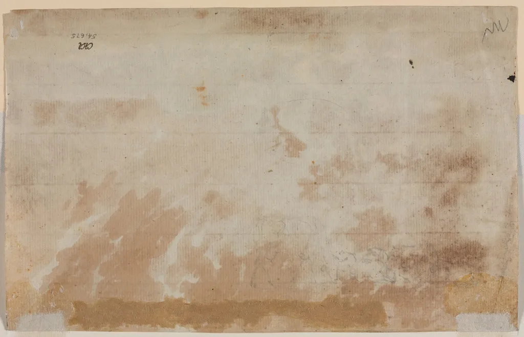 Cattle (verso), by Jules Dupré, 1804