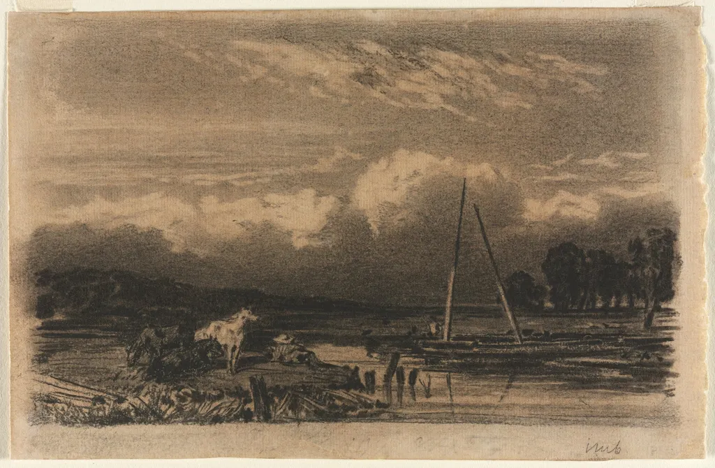 English View, after Jules Dupré, by Jules Dupré, 1804