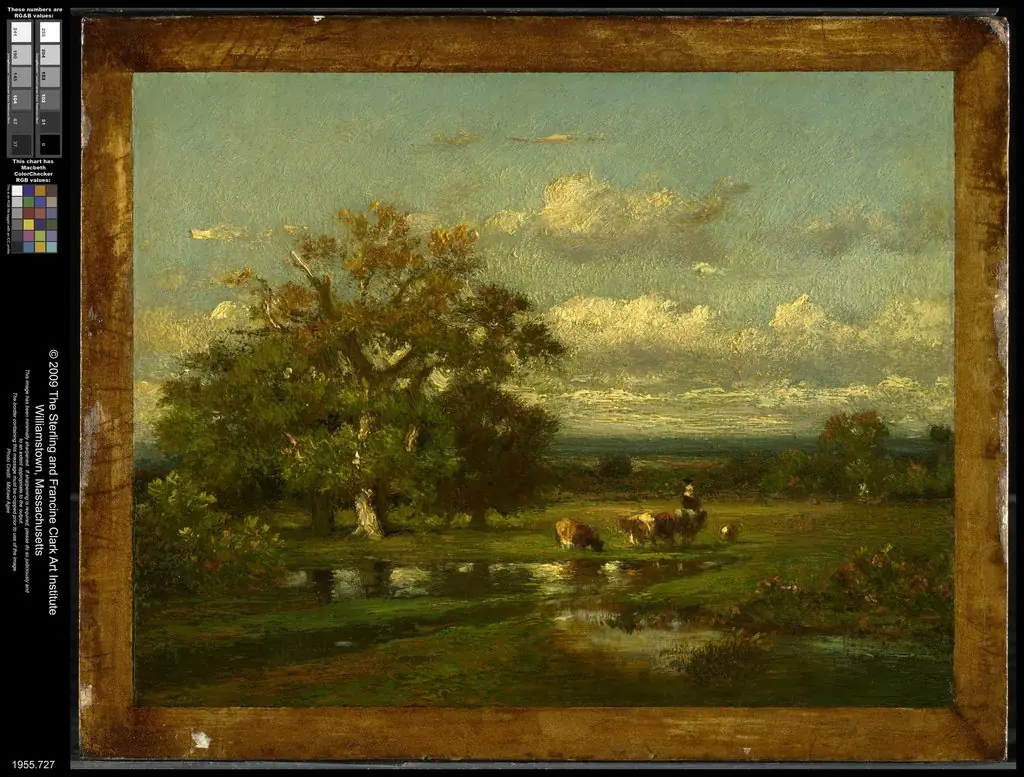 Landscape with Cattle, by Jules Dupré