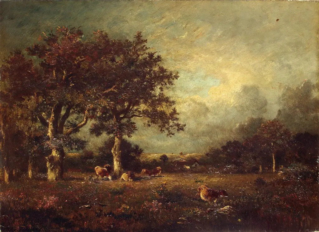 Landscape with Cows (Eremitage), by Jules Dupré