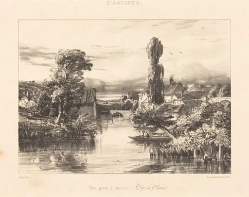 View at Alençon (Vue prise à Alençon), by Jules Dupré