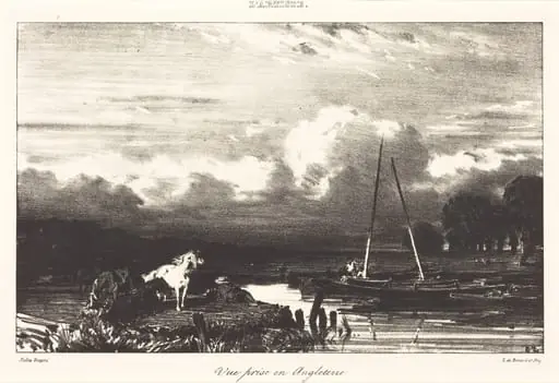 View in England (Vue prise en Angleterre), by Jules Dupré