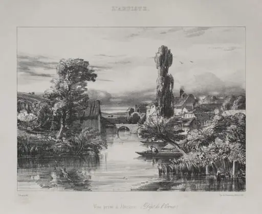 View near Alençon, by Jules Dupré