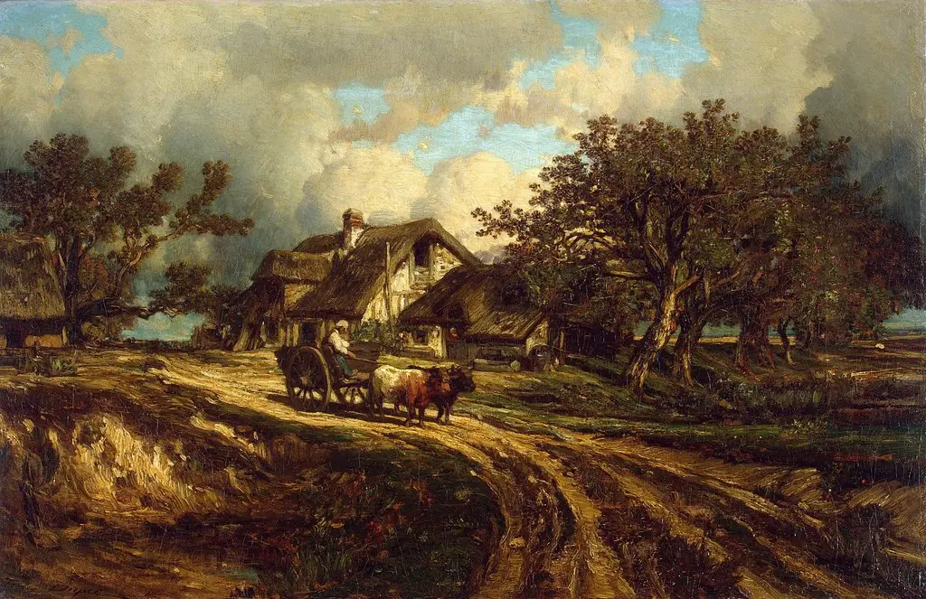 Village Landscape, by Jules Dupré