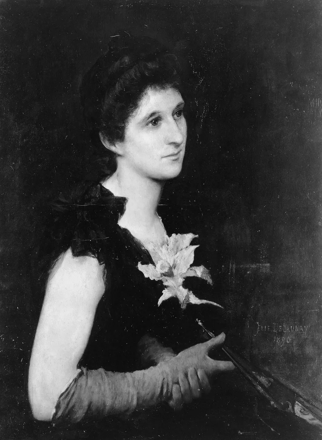 Portrait of Mrs. Charles L. Hutchinson, by Jules-Élie Delaunay, oil