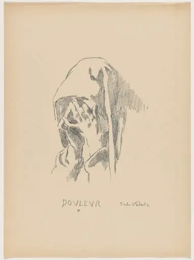 Douleur (Sorrow), by Jules Emmanuel Valadon