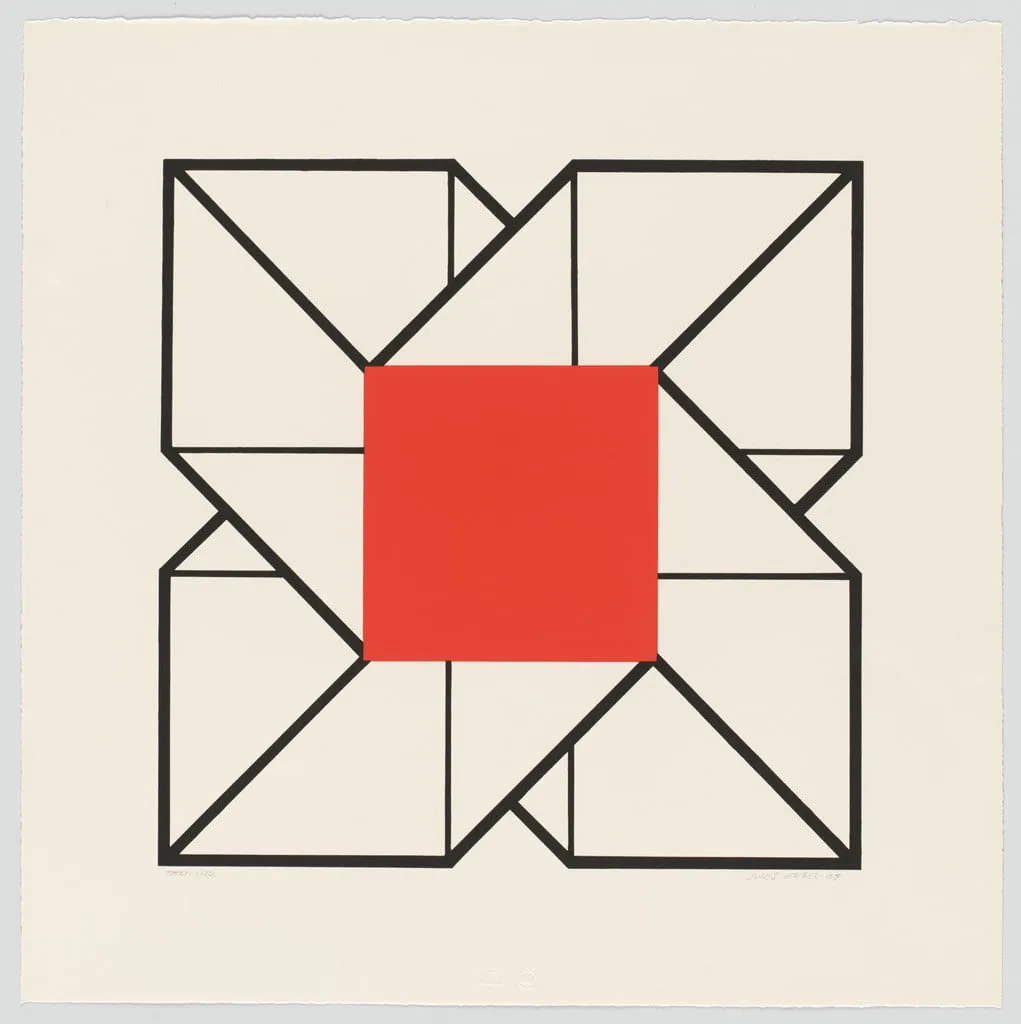 Untitled, by Jules Engel, ink, 1969