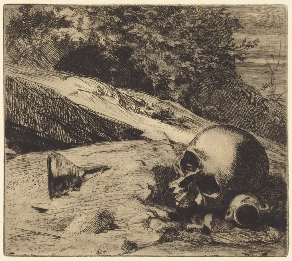 La terre (Earth), by Jules-Ferdinand Jacquemart, ink, 1863