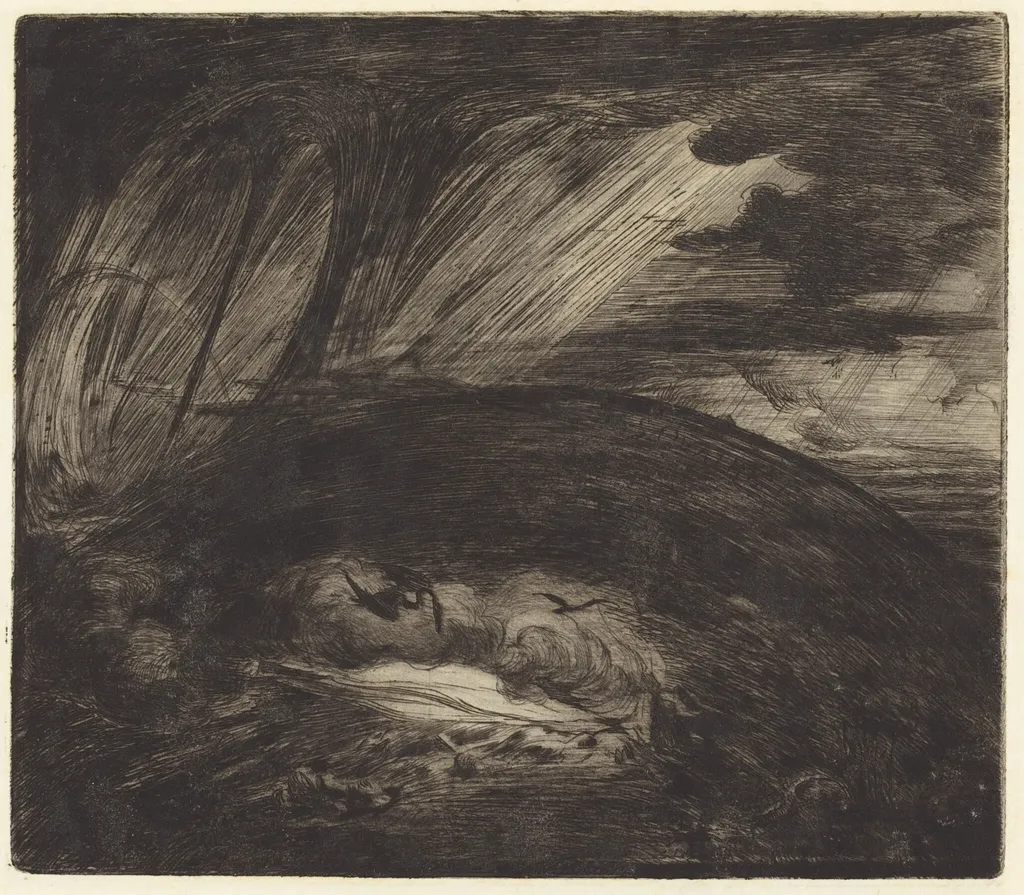 Le Chaos (Chaos), by Jules-Ferdinand Jacquemart, ink, 1863
