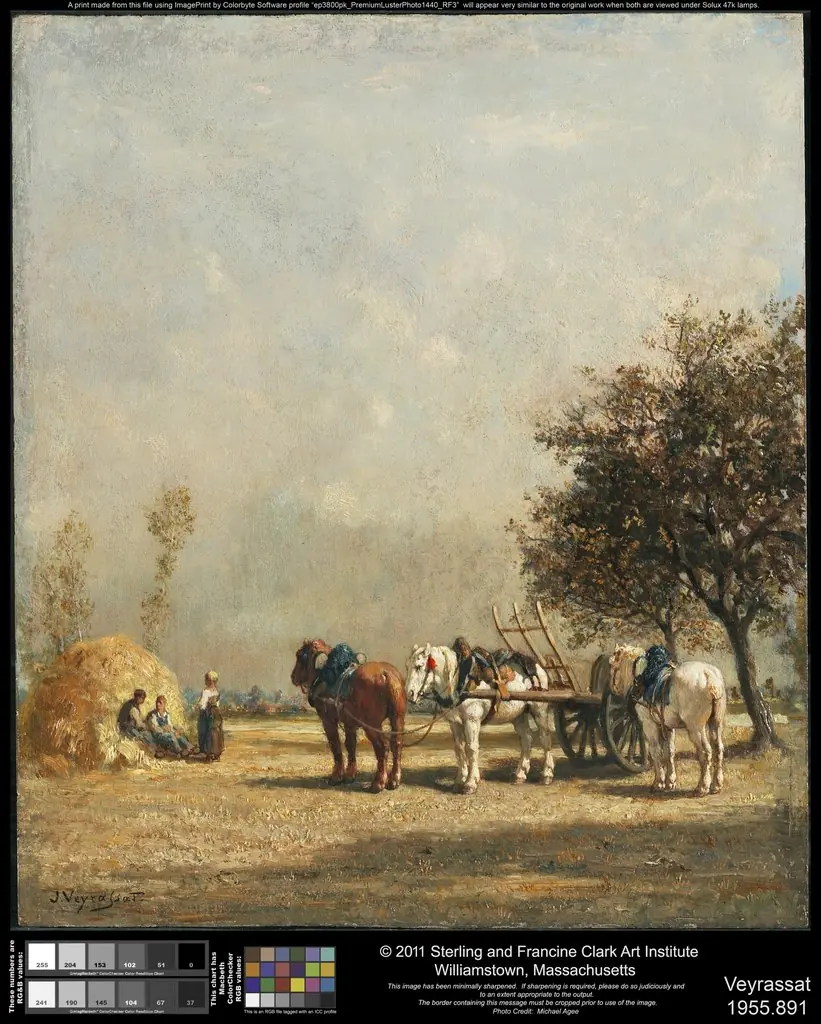 Hay Wain, by Jules Jacques Veyrassat