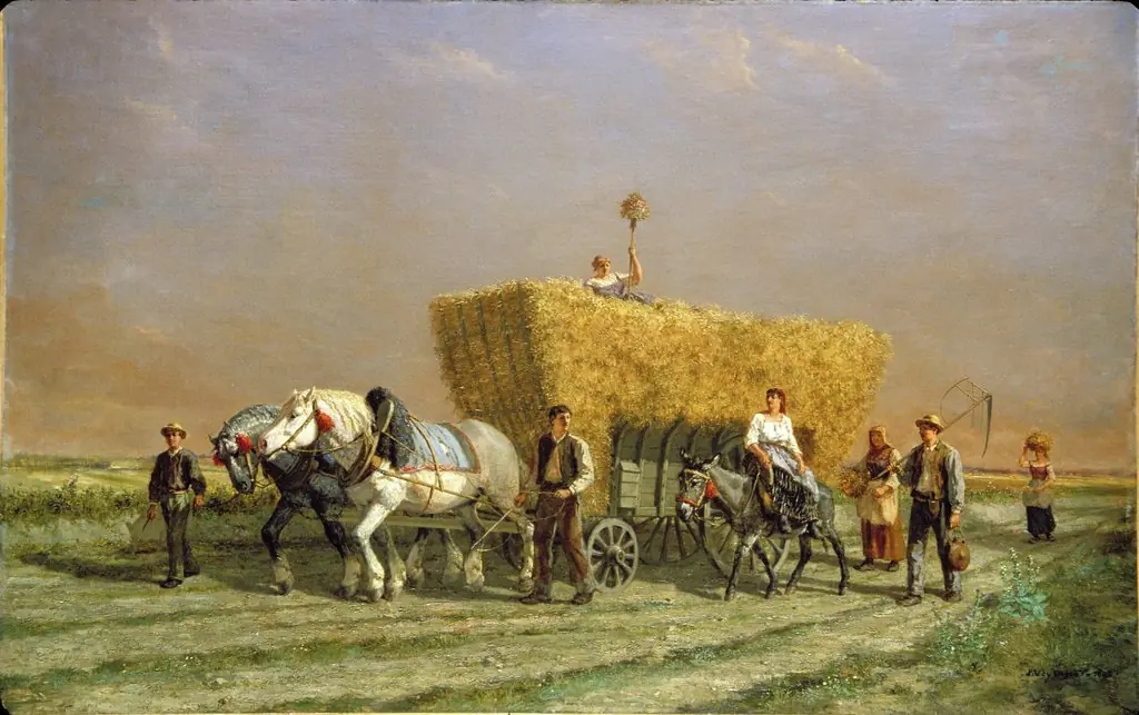 Last Load of Wheat, by Jules Jacques Veyrassat