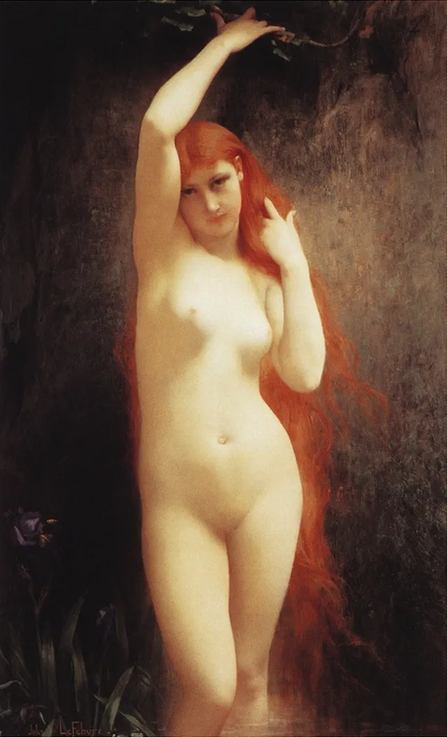Ondine, by Jules Lefebvre, oil, 1892